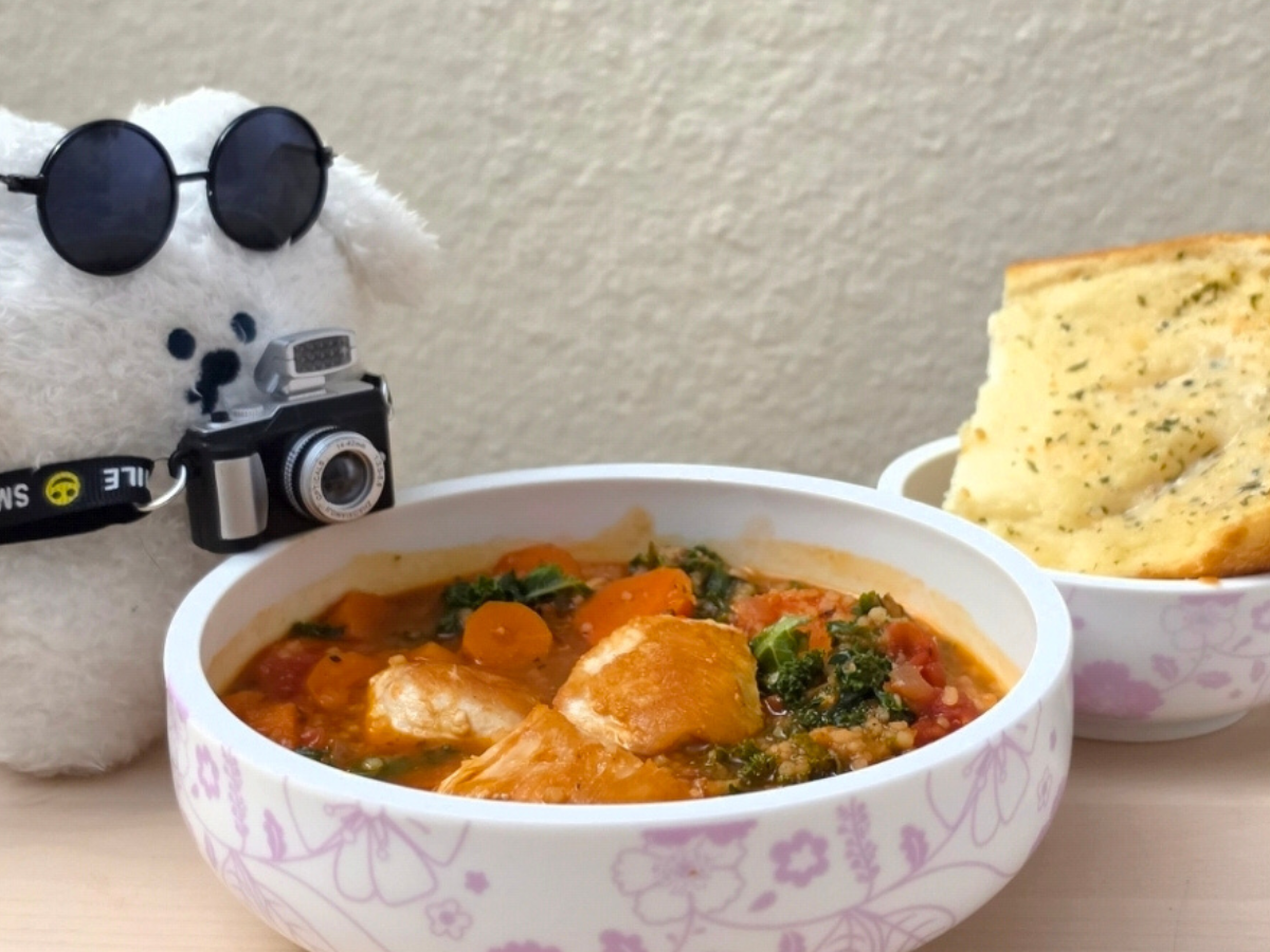 Image of Chicken Couscous & Kale Soup