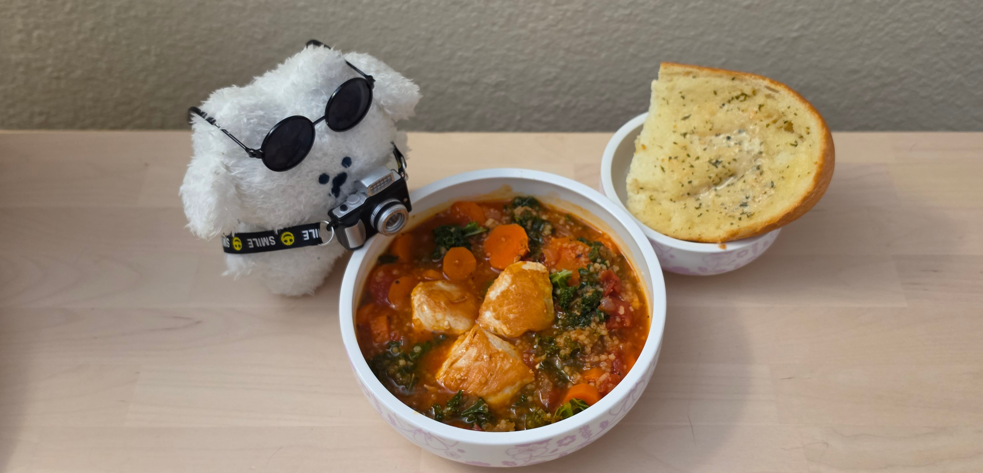 Image of Chicken Couscous & Kale Soup